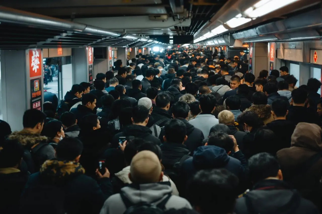 每日吃瓜 - 某市地铁早高峰突发故障，上班族集体迟到引发吐槽